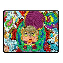 Supersonic Armadillo Fleece Blanket (small) by chellerayartisans