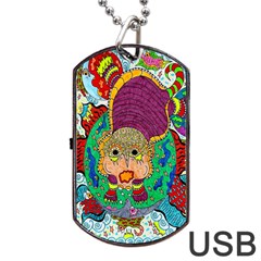 Supersonic Armadillo Dog Tag Usb Flash (one Side) by chellerayartisans