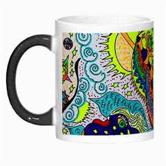 Cosmic Lizards With Alien Spaceship Morph Mugs by chellerayartisans