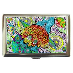 Supersonic Lavahead Lizard Cigarette Money Case by chellerayartisans