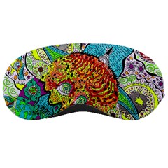 Supersonic Lavahead Lizard Sleeping Masks by chellerayartisans