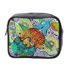 Supersonic Lavahead Lizard Mini Toiletries Bag (two Sides) by chellerayartisans