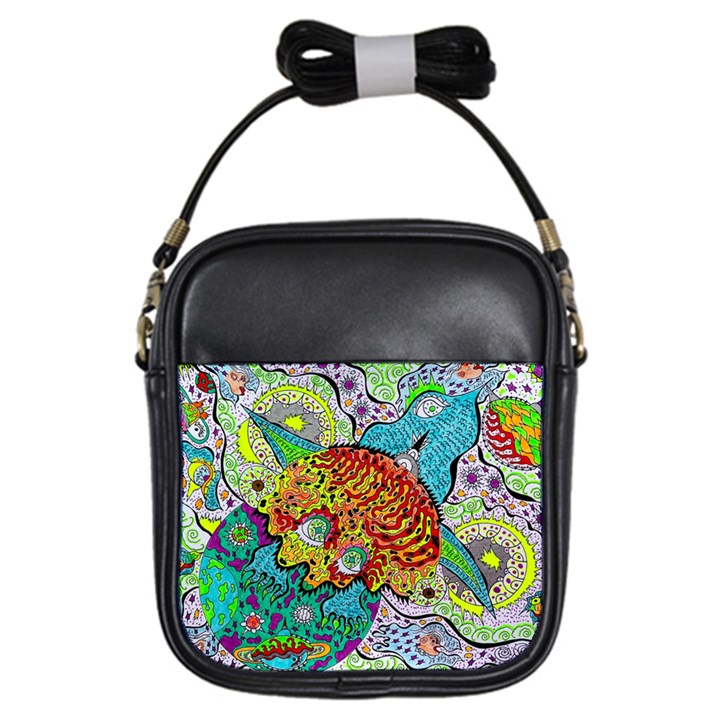 Supersonic Lavahead Lizard Girls Sling Bag