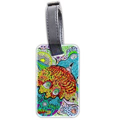 Supersonic Lavahead Lizard Luggage Tags (two Sides) by chellerayartisans