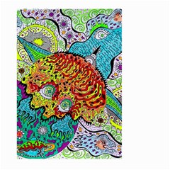 Supersonic Lavahead Lizard Large Garden Flag (two Sides) by chellerayartisans