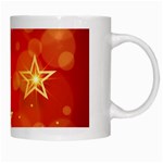 Background Christmas Decoration White Mugs Right