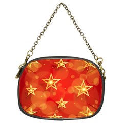 Background Christmas Decoration Chain Purse (one Side)