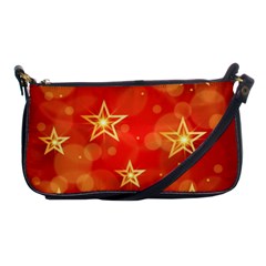 Background Christmas Decoration Shoulder Clutch Bag by Simbadda