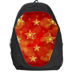 Background Christmas Decoration Backpack Bag by Simbadda