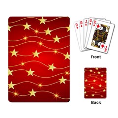 Background Christmas Decoration Playing Cards Single Design by Simbadda