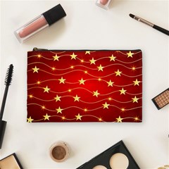 Background Christmas Decoration Cosmetic Bag (medium) by Simbadda