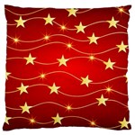 Background Christmas Decoration Large Flano Cushion Case (Two Sides) Back