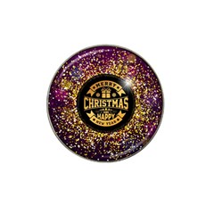 Christmas Golden Labels Xmas Hat Clip Ball Marker by Simbadda