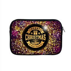 Christmas Golden Labels Xmas Apple Macbook Pro 15  Zipper Case by Simbadda