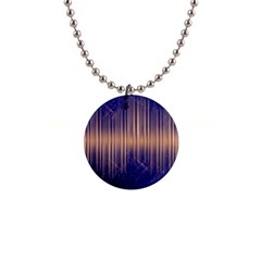 Background Dark Sound Disco Techno 1  Button Necklace by Simbadda