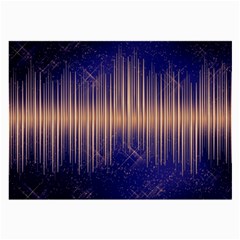 Background Dark Sound Disco Techno Large Glasses Cloth (2-side) by Simbadda