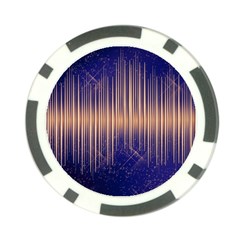 Background Dark Sound Disco Techno Poker Chip Card Guard by Simbadda