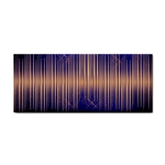 Background Dark Sound Disco Techno Hand Towel by Simbadda