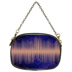 Background Dark Sound Disco Techno Chain Purse (two Sides) by Simbadda