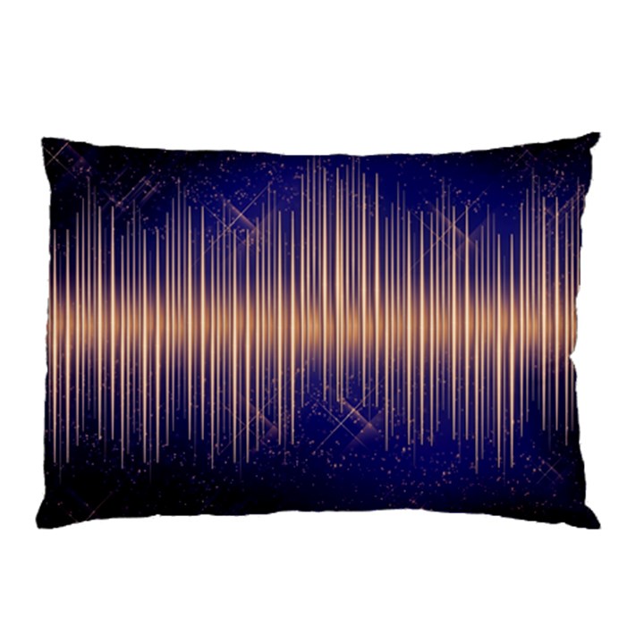 Background Dark Sound Disco Techno Pillow Case