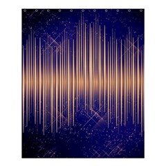 Background Dark Sound Disco Techno Shower Curtain 60  X 72  (medium)  by Simbadda