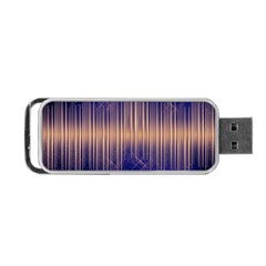 Background Dark Sound Disco Techno Portable Usb Flash (one Side) by Simbadda