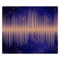 Background Dark Sound Disco Techno Double Sided Flano Blanket (small)  by Simbadda