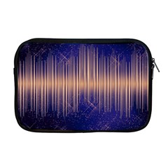 Background Dark Sound Disco Techno Apple Macbook Pro 17  Zipper Case by Simbadda