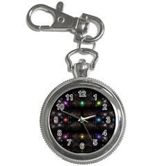 Abstract Sphere Box Space Hyper Key Chain Watches