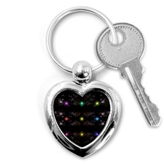 Abstract Sphere Box Space Hyper Key Chains (Heart) 