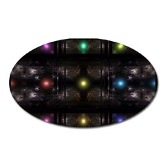 Abstract Sphere Box Space Hyper Oval Magnet