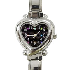 Abstract Sphere Box Space Hyper Heart Italian Charm Watch