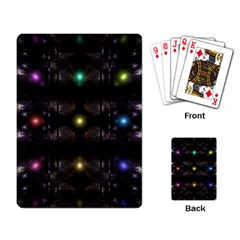 Abstract Sphere Box Space Hyper Playing Cards Single Design