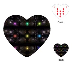 Abstract Sphere Box Space Hyper Playing Cards (heart) by Simbadda