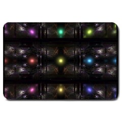 Abstract Sphere Box Space Hyper Large Doormat 