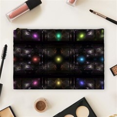 Abstract Sphere Box Space Hyper Cosmetic Bag (Large)