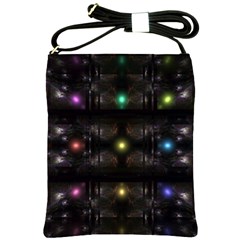 Abstract Sphere Box Space Hyper Shoulder Sling Bag by Simbadda