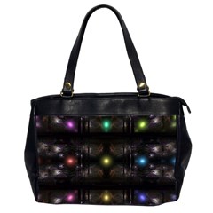 Abstract Sphere Box Space Hyper Oversize Office Handbag (2 Sides) by Simbadda