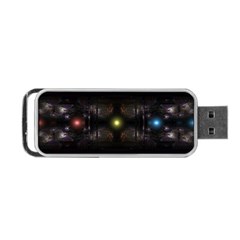 Abstract Sphere Box Space Hyper Portable USB Flash (One Side)