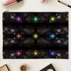 Abstract Sphere Box Space Hyper Cosmetic Bag (xxxl) by Simbadda