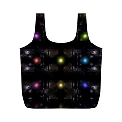 Abstract Sphere Box Space Hyper Full Print Recycle Bag (m) by Simbadda