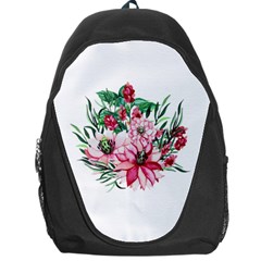 Bloom Christmas Red Flowers Backpack Bag