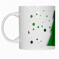 Fir Tree Christmas Christmas Tree White Mugs by Simbadda