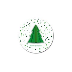 Fir Tree Christmas Christmas Tree Golf Ball Marker (4 Pack) by Simbadda