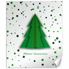 Fir Tree Christmas Christmas Tree Canvas 8  X 10  by Simbadda