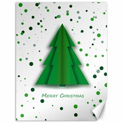 Fir Tree Christmas Christmas Tree Canvas 12  X 16  by Simbadda