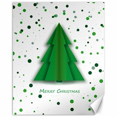 Fir Tree Christmas Christmas Tree Canvas 11  X 14  by Simbadda