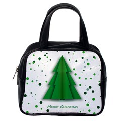 Fir Tree Christmas Christmas Tree Classic Handbag (one Side) by Simbadda