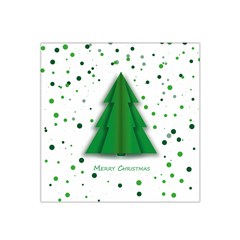 Fir Tree Christmas Christmas Tree Satin Bandana Scarf by Simbadda