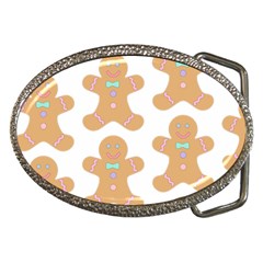 Pattern Christmas Biscuits Pastries Belt Buckles by Simbadda